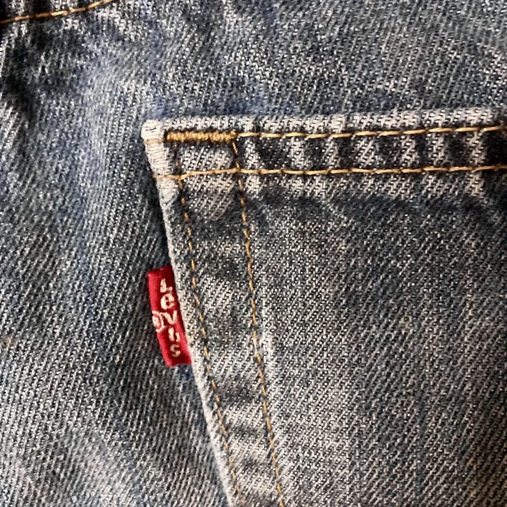 Levis 559 Relaxed Straight Distressed Cotton Faded Denim Jeans Mens 32x34 Cowboy